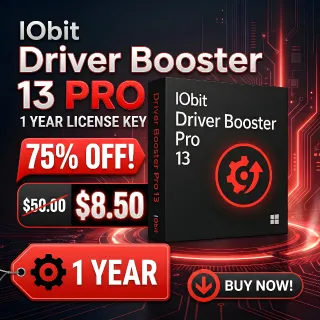 IObit Driver Booster 13 PRO 1 Year License Key🔥🔥