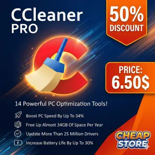 CCleaner Professional Plus 2025 Key 1 PC