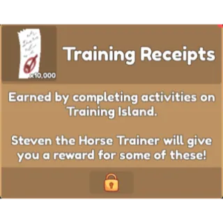 Wild Horse Islands Training Receipts 10,000