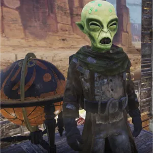 LC AND GLOWING ALIEN