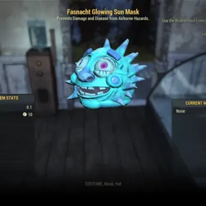 Fasnacht glowing sun