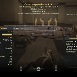 cursed harpoon gun