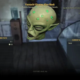 Fasnacht glowing alien