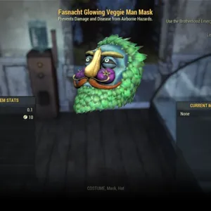 Glowing veggie man
