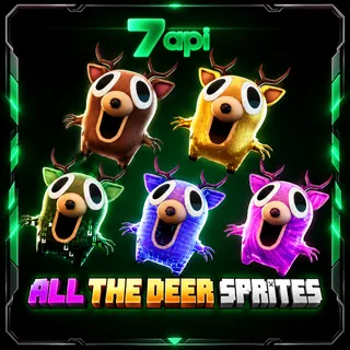 All The Deer Sprites Level 5 (Mastered)