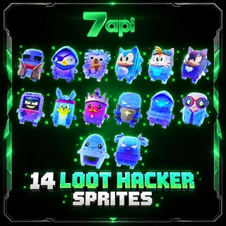 All 14x New Loot Hacker Sprites (LVL 5)