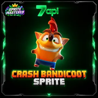 Crash Bandicoot Sprite Level 5 (Mastered)