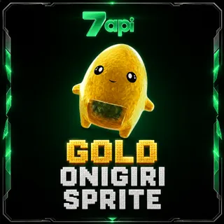 Gold Onigiri Sprite | Keep Forever
