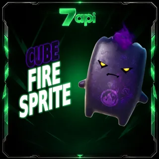 Cube Fire Sprite