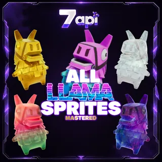 All Llama Sprites / Level 5 - Mastered
