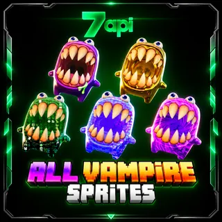 All Vampire Sprites Level 5 (Mastered)