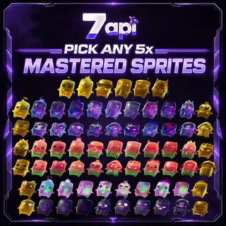 Choose Any x5 Mastered Sprites | Any Sprites & Variants