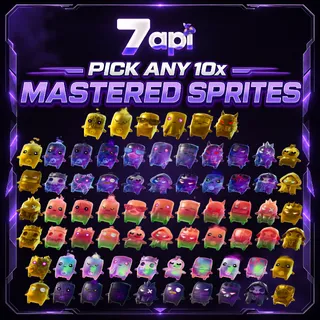 Choose Any x10 Mastered Sprites | Any Sprites & Variants