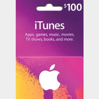 $100 Apple Gift Card (Email Delivery)