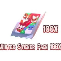 winter sticker pack 100x