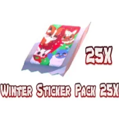 winter sticker pack x25