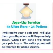 x24 age up potions - neon ultra rare