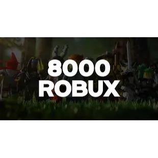 8000 RBX before tax - roblx