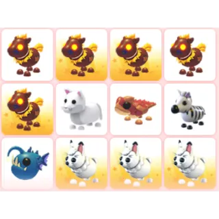 Adopt Me Pets Bundle 12X