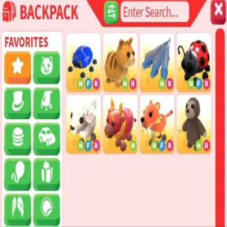 8 × NEON ULTRA RARE PETS