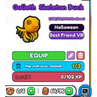 GOLIATH HUGE VOID BF8 SKELETON DUCK