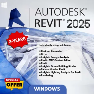 🔥3-Year| REVIT 2022-2025 | Official License | Up to 3 Devices | Windows♦️❇️