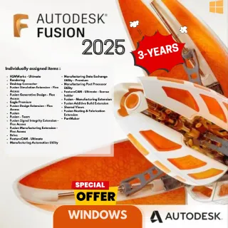 🔥3-Year| FUSION  2022-2025 | Official License | Up to 3 Devices | Windows♦️❇️