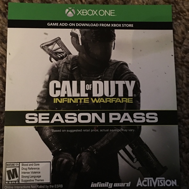 Call Of Duty Infinite Warfare Season Pass Xbox One Games Gameflip