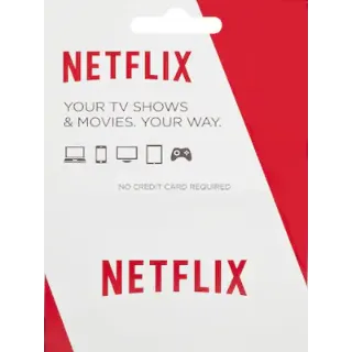  Netflix Gift Card 35 BRL - Netflix Key - BRAZIL