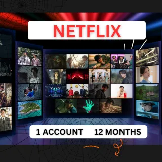 Personal Acc - NETFLIX 12 MONTHS 4K UHD Premium