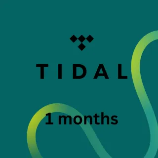  Tidal HiFi - 1 Month - 1 months