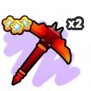 x2 molten pickaxe