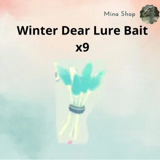 Winter Dear Lure Bait x9