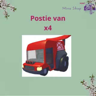 Postie Van x4