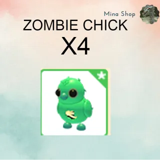 zombie chick - x4