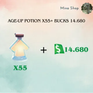 Age-Up Potion X55+ Bucks 14.680