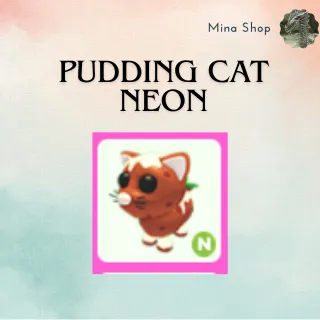 PUDDING CAT NEON