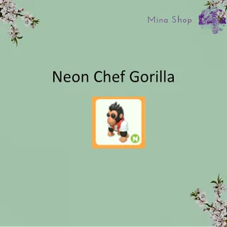 Neon Chef Gorilla