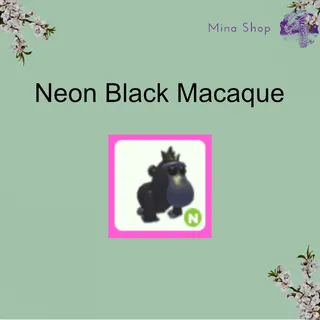Neon Black Macaque