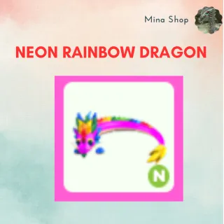 Neon Rainbow Dragon 