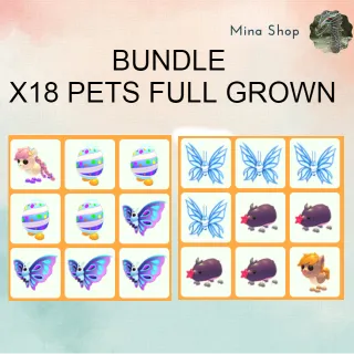 BUNDLE - X18 PETS FULL GROWN