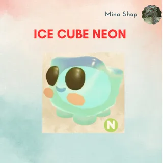 neon ice cube