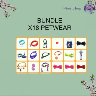 BUNDLE -X18 PETWEAR