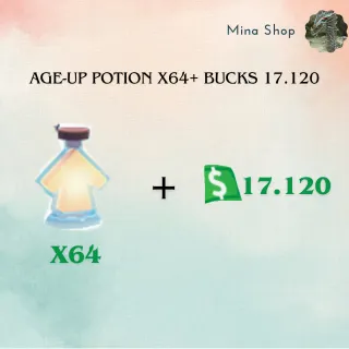 Age-Up Potion X64+ Bucks 17.120