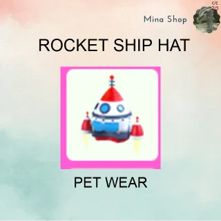 ROCKET SHIP HAT - PET WEAR