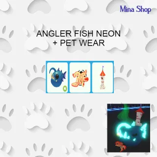 ANGLER FISH NEON  + PET WEAR