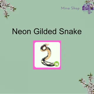 Neon Gilded Snake