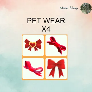 pet wear  - x4