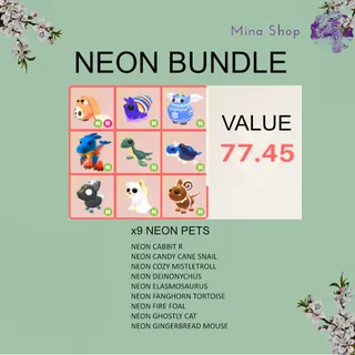 Neon Bundle -x9 NEON PETS