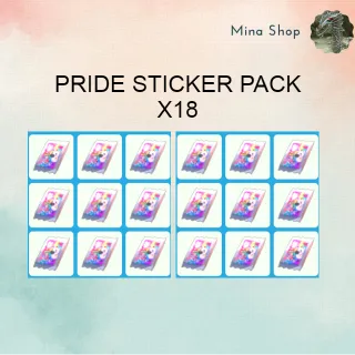 PRIDE STICKER PACK    X18